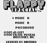Flappy Special Title Screen